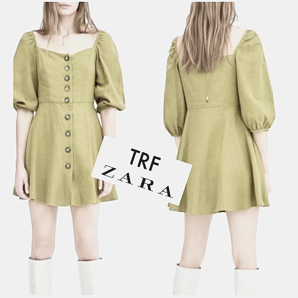ZARA TRF FLIRTY MINI DRESS
